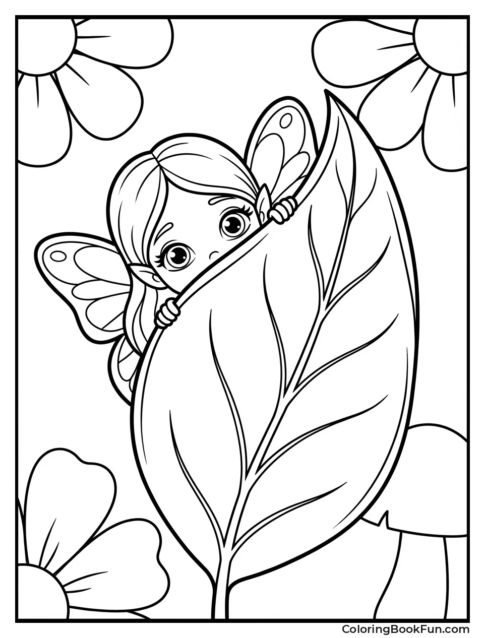 Shy Fairy Peeking Out