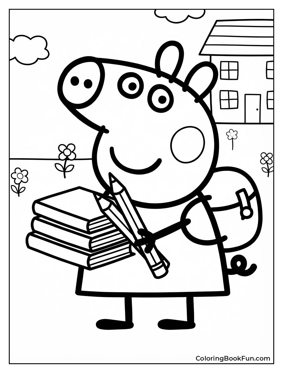 Peppa Carries School Backpack