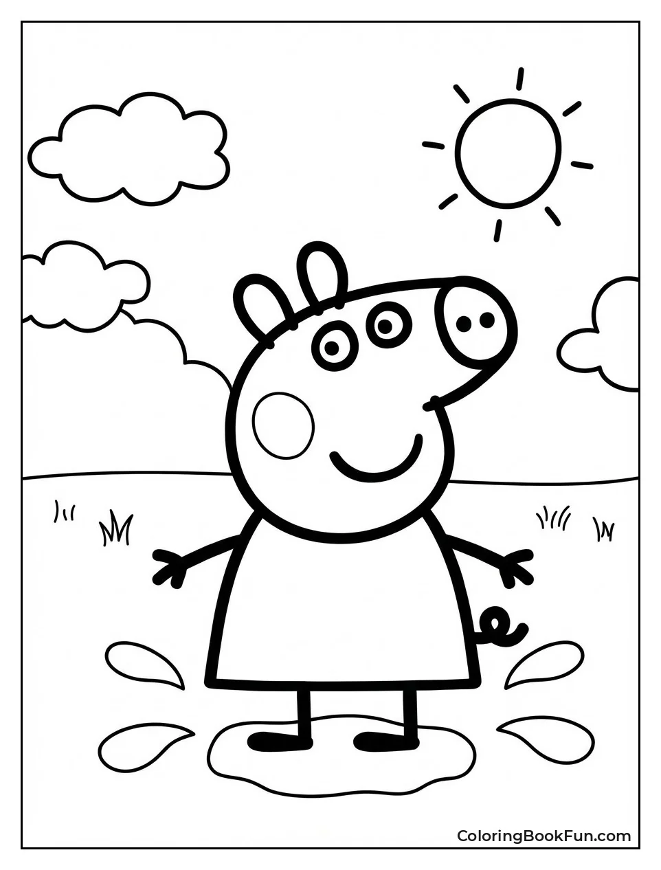 Peppa Smiles in Dress