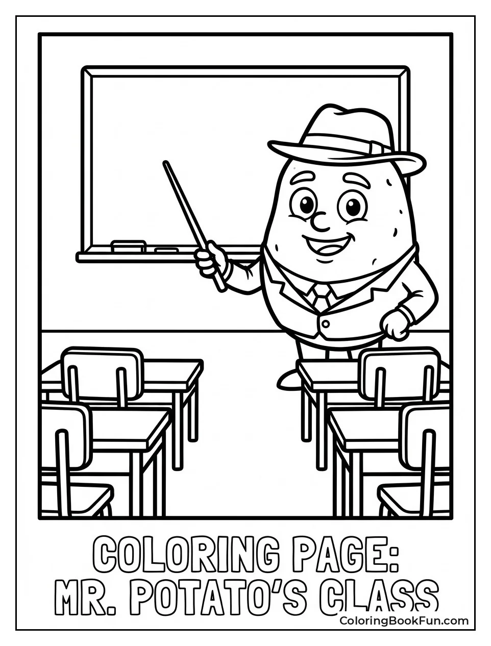Mr Potato Teaches Class