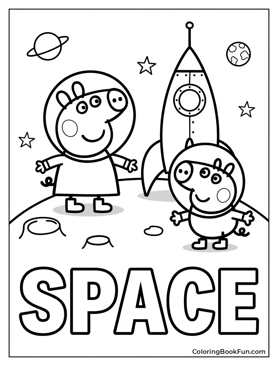 Peppa and George Suit Up