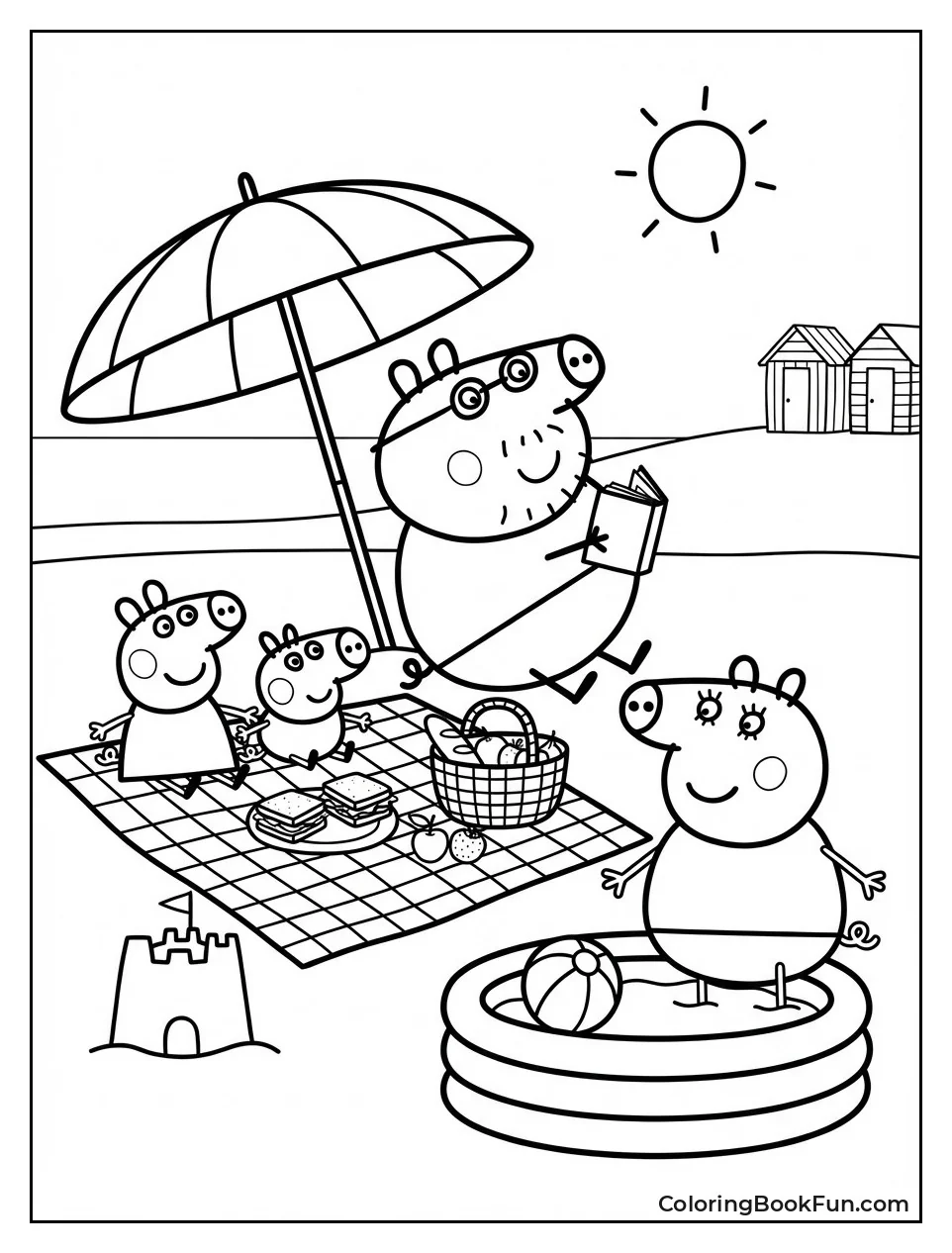 Peppa Family Picnics in Summer