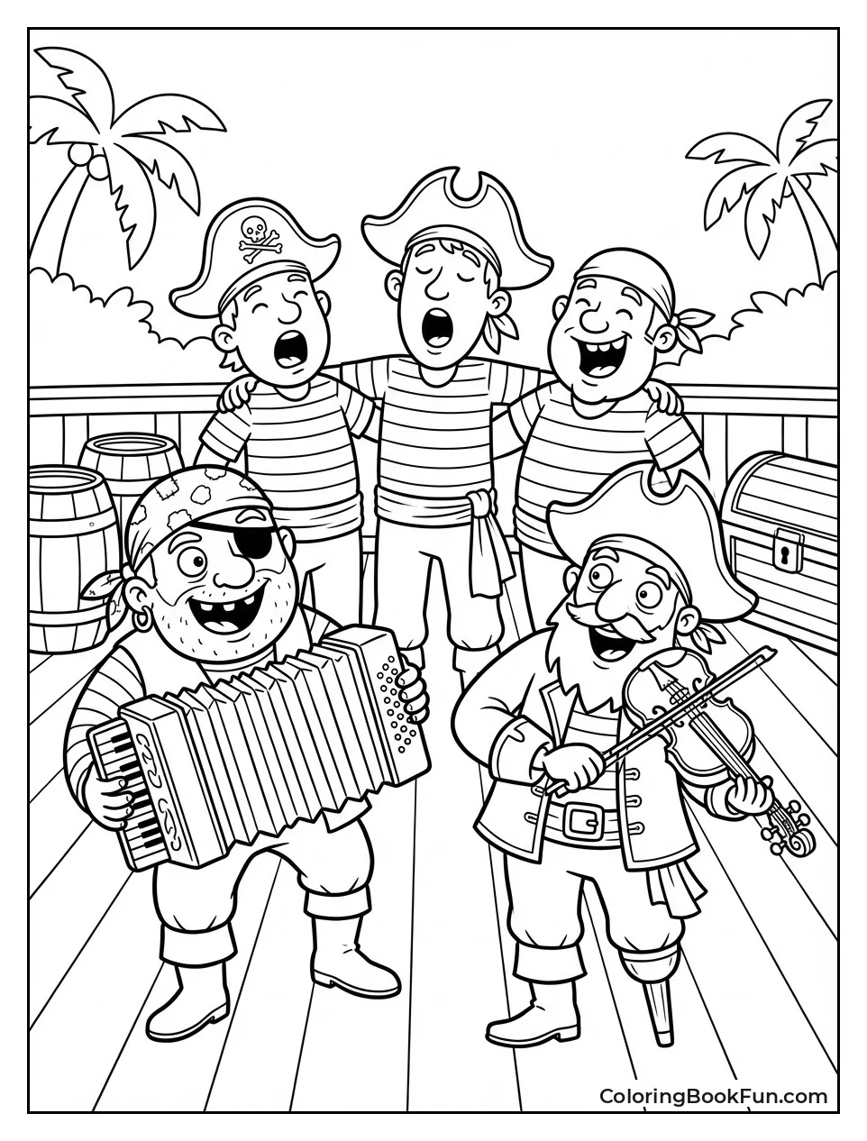 Pirates Play Happy Music