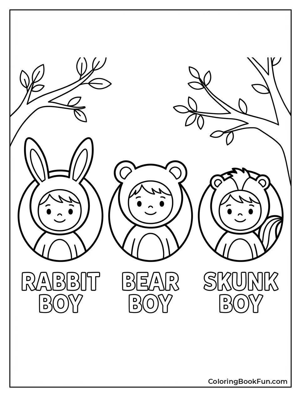 Lost Boys Wear Animal Suits