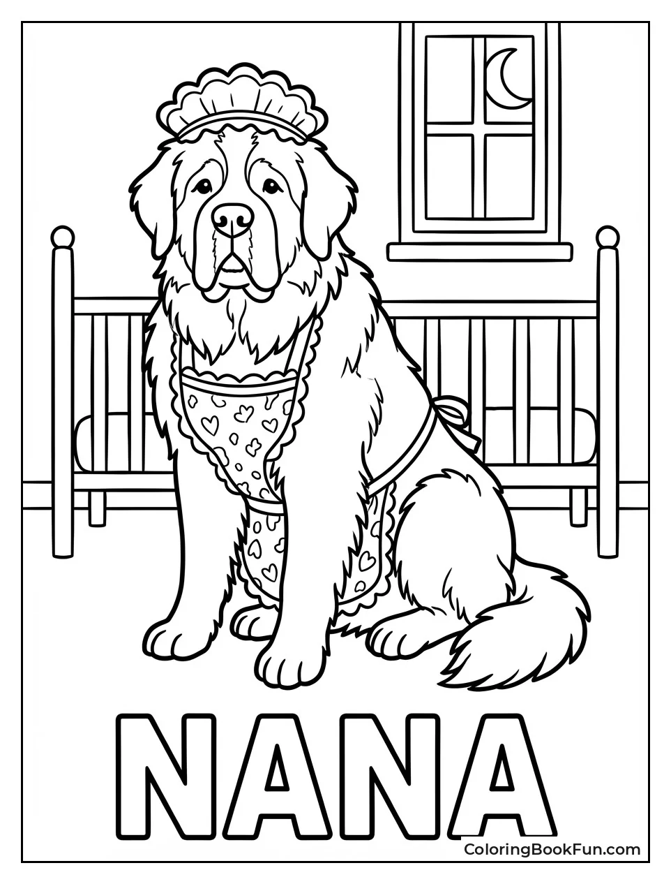 Nana Wears Nursemaid Hat