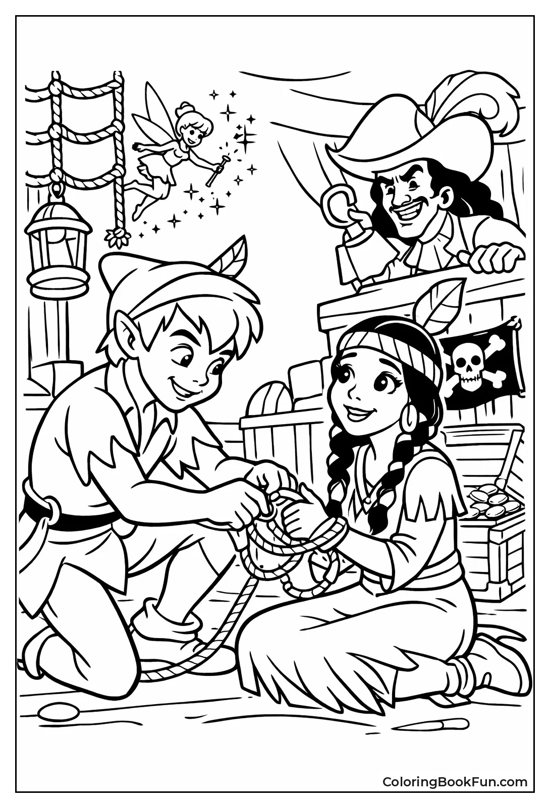 Peter Saves Tiger Lily