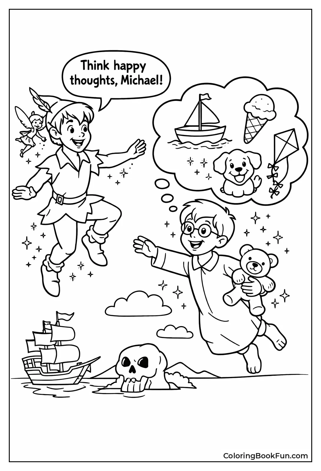 Peter Teaches Flying Lesson