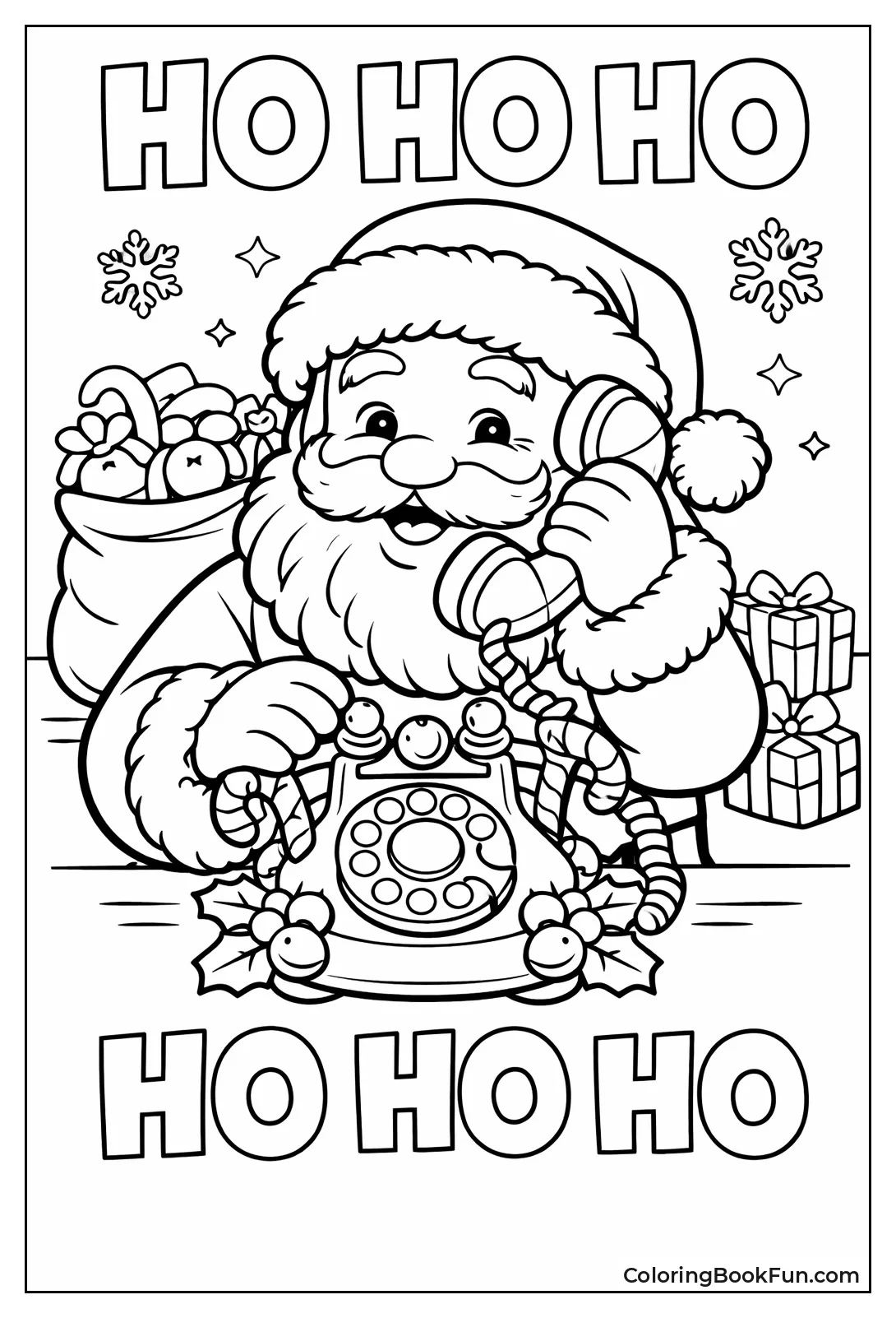 Santa Calls on Phone