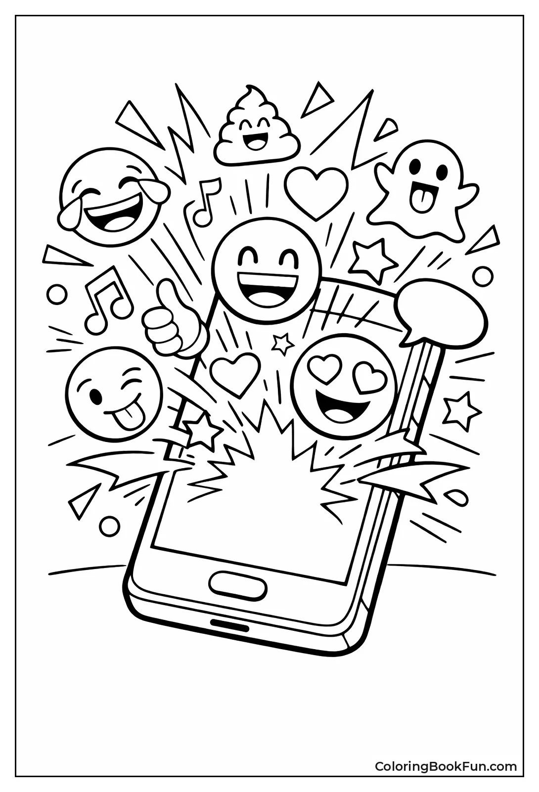 Screen Explodes with Emojis