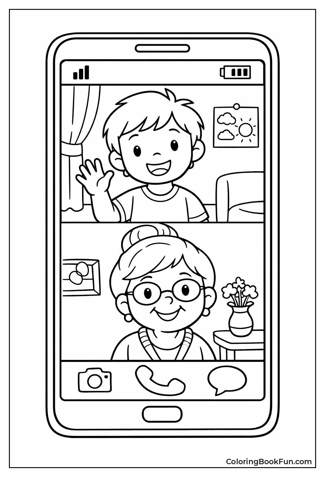 Child Video Calls Grandma