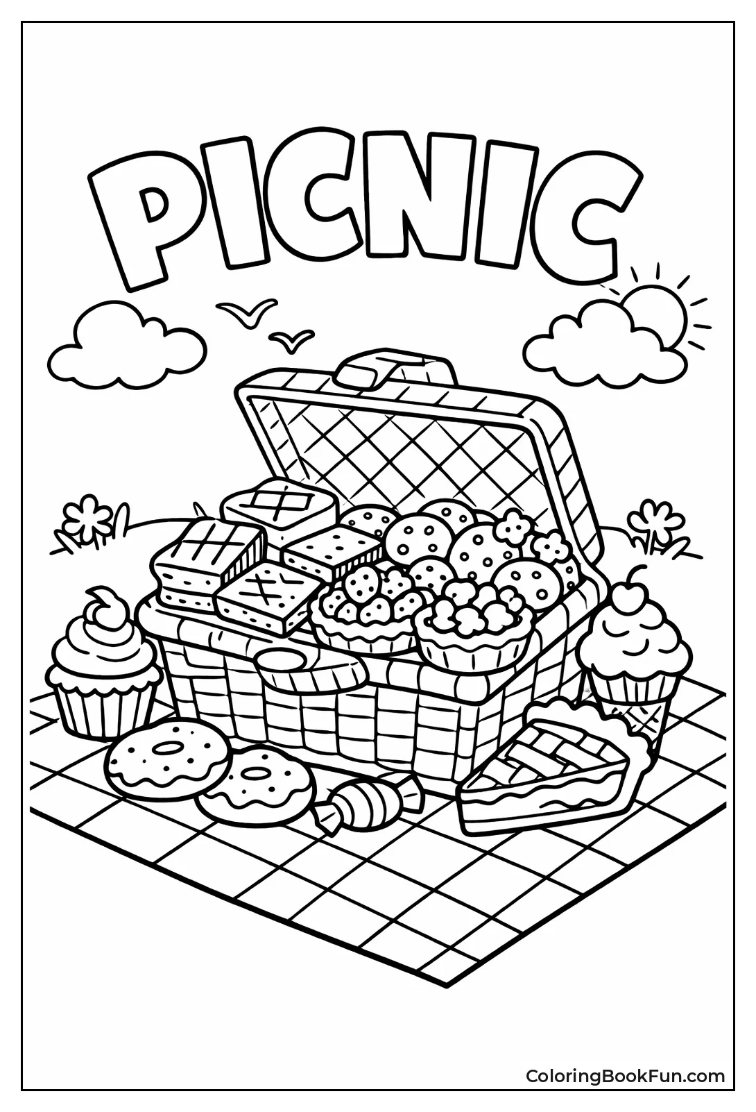 Picnic Basket of Sweets