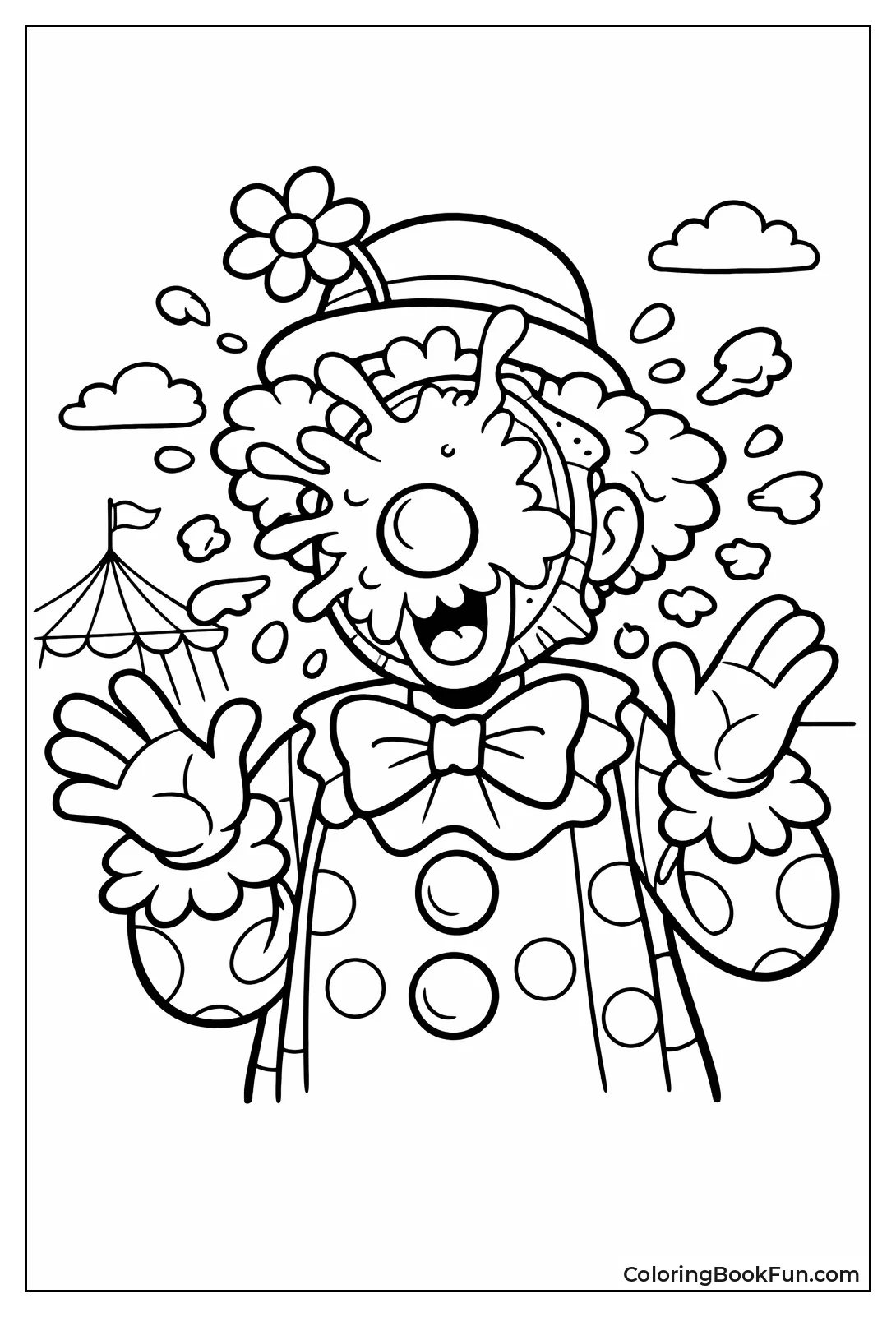 Clown with Pie in Face