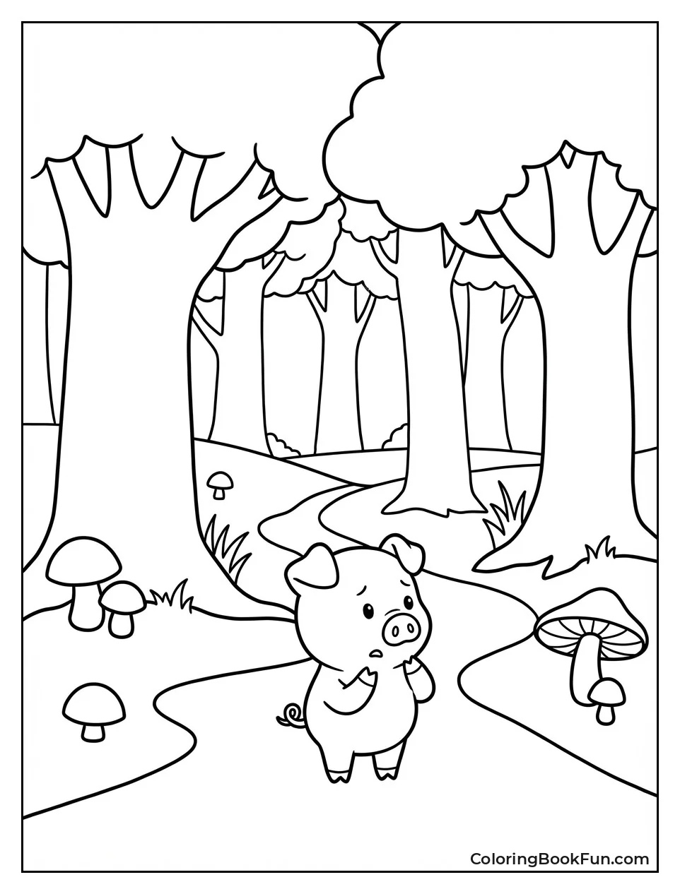 Piglet Explores Hundred Acre Wood
