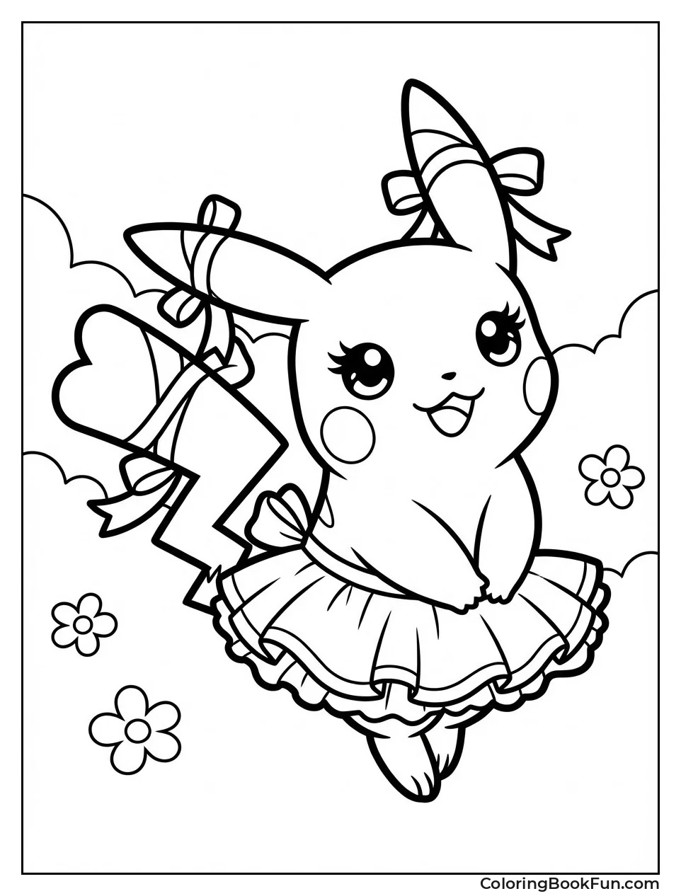 Cute Girl Pikachu Poses