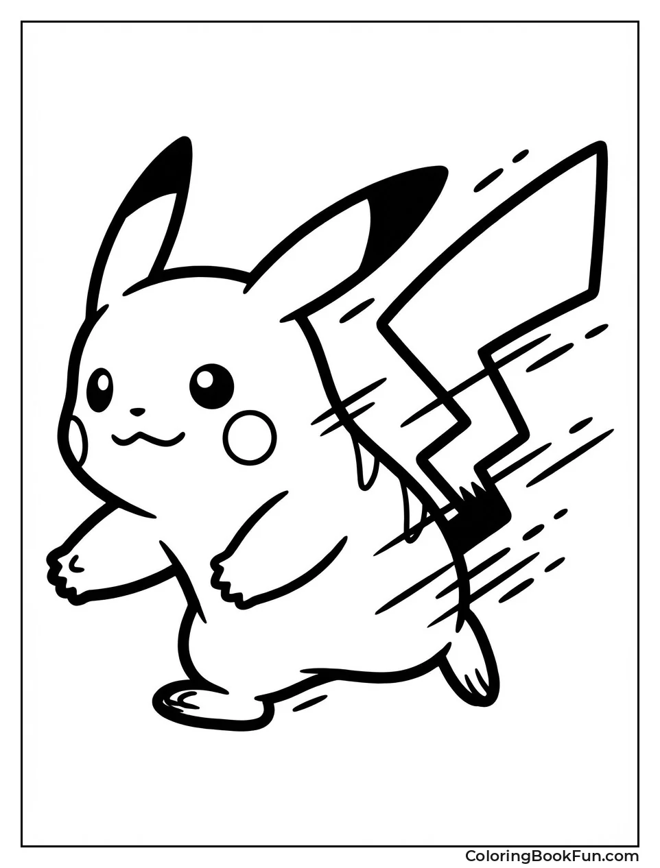 Pikachu Dashes Quick Attack