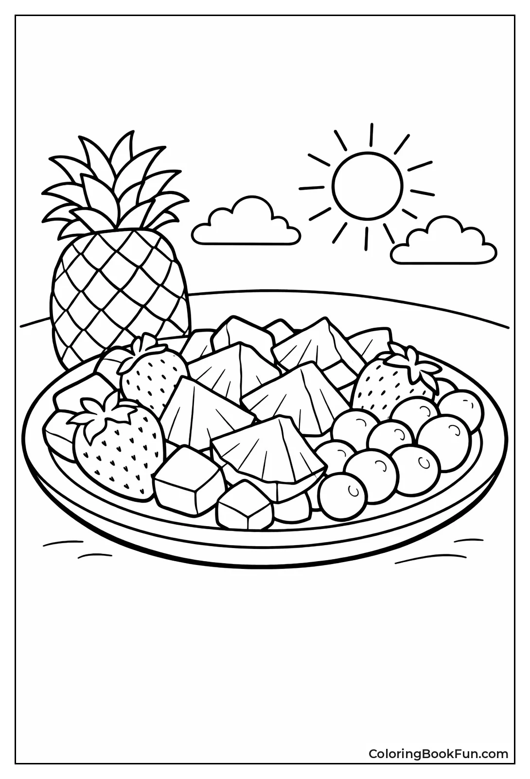 Fruit Salad Plate