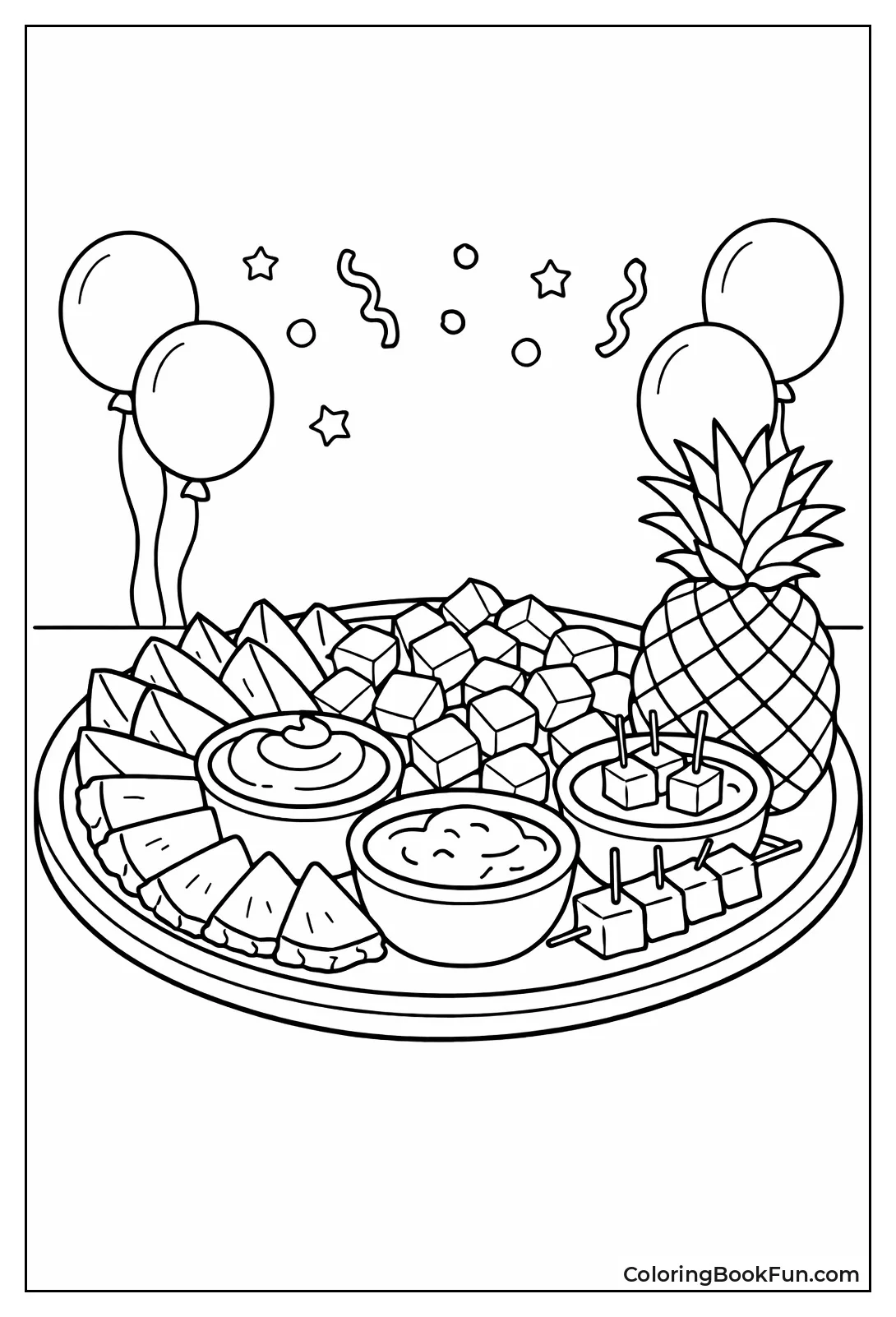 Party Pineapple Platter