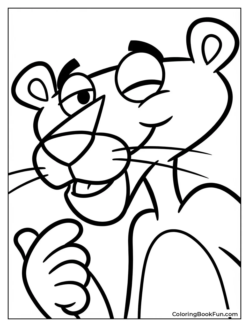 Sly Winking Pink Panther