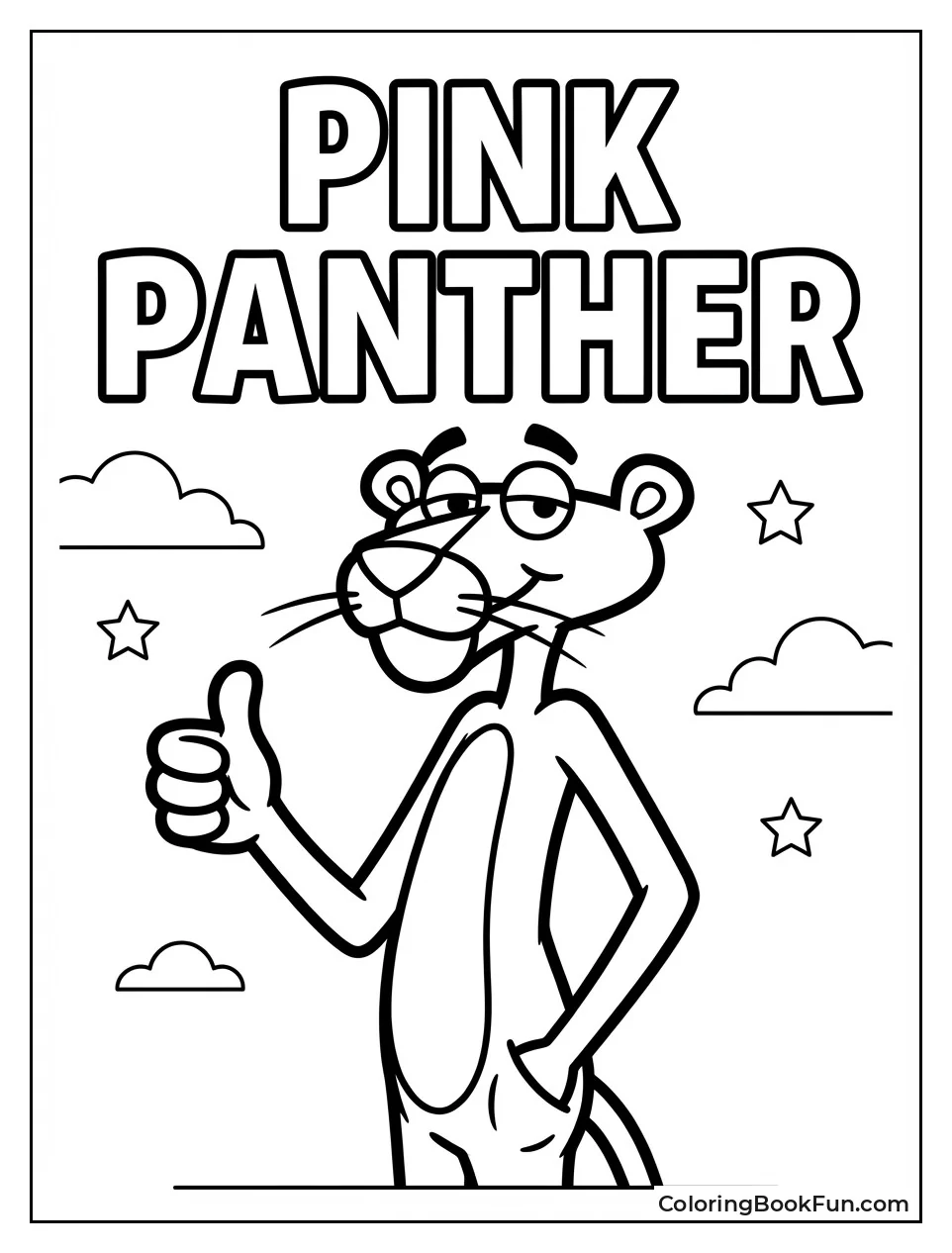 Pink Panther Giving Thumbs Up