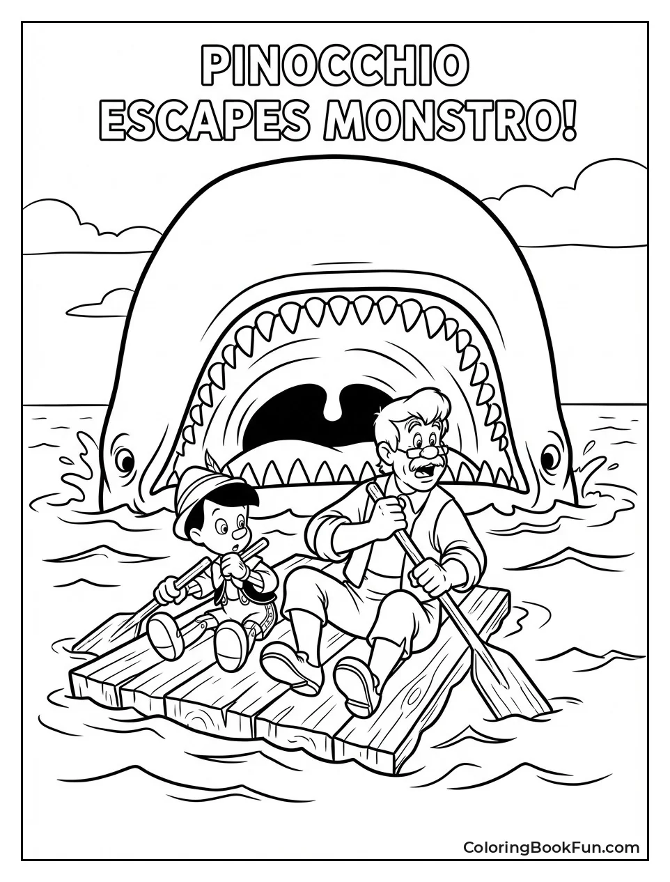 Rowing from Monstro's Jaws