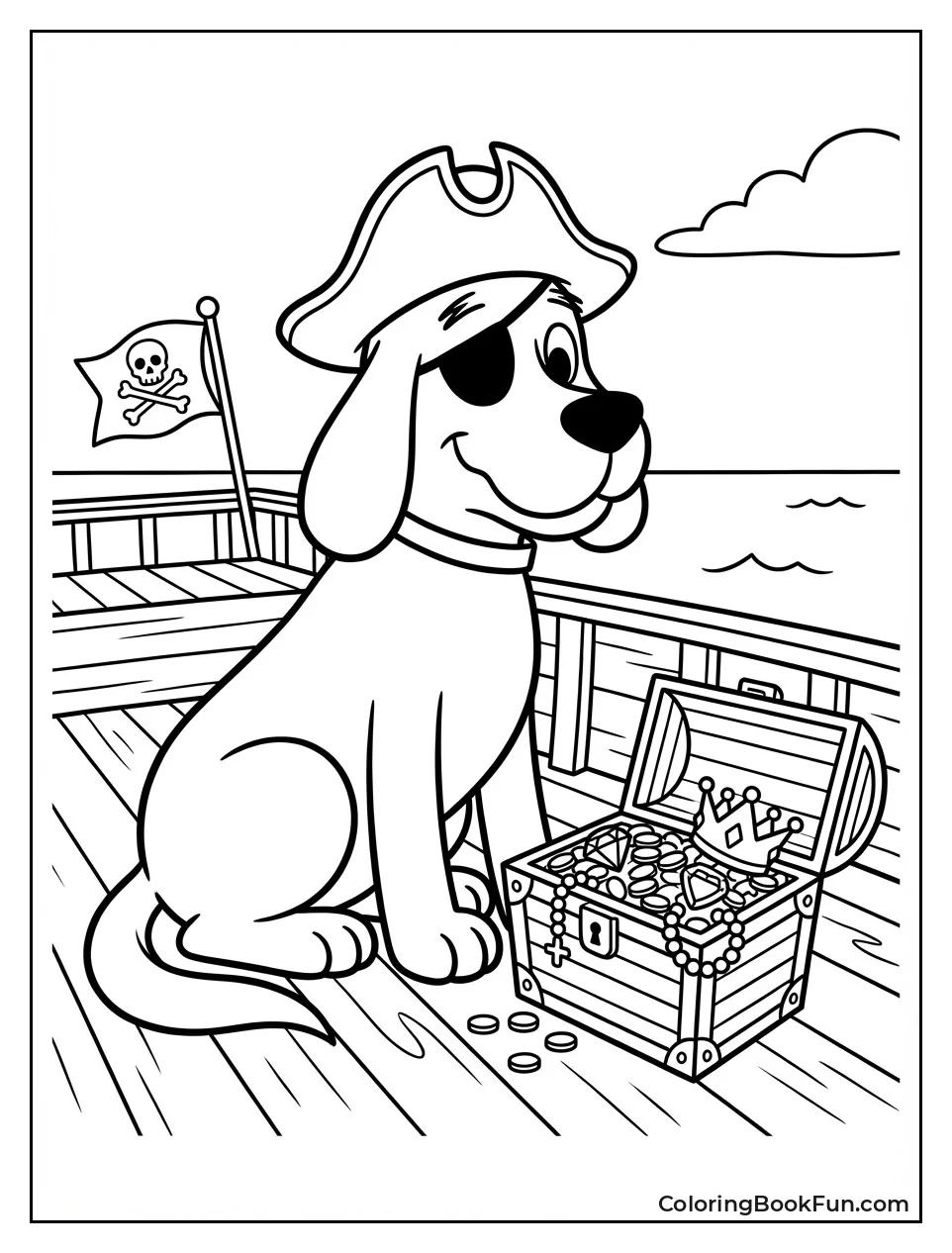 Pirate Clifford on Ship