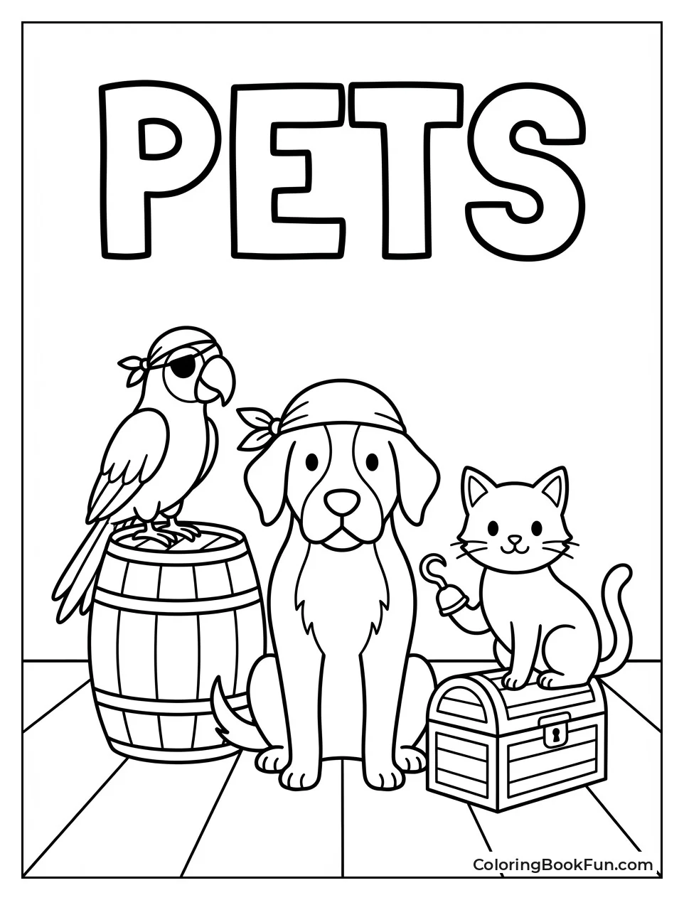 Pirate Pets Parade with Accessories