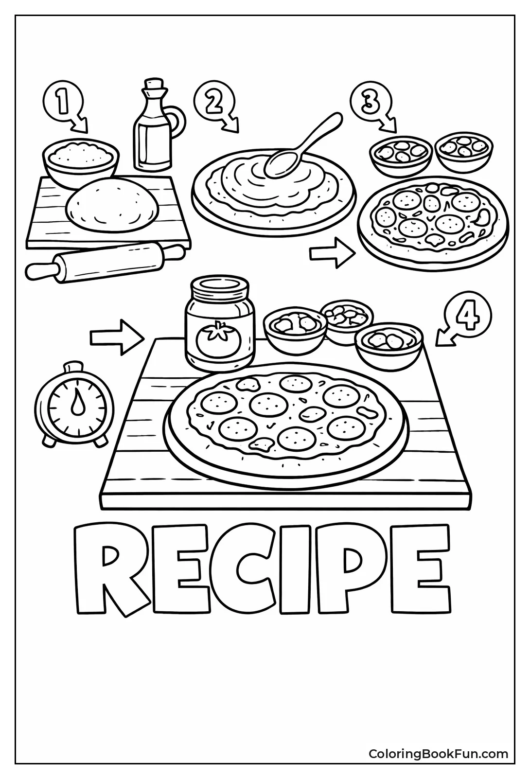 Pizza Recipe Steps Illustrated