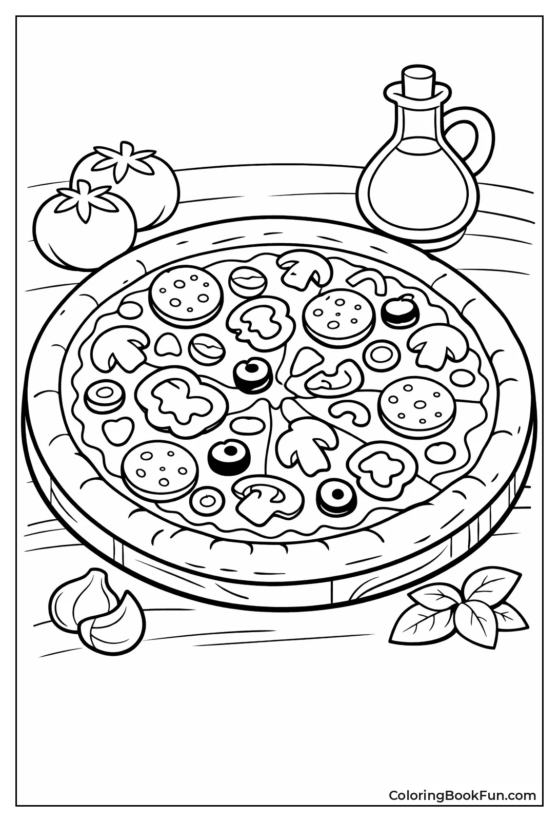 Pizza Loaded with Fun Toppings