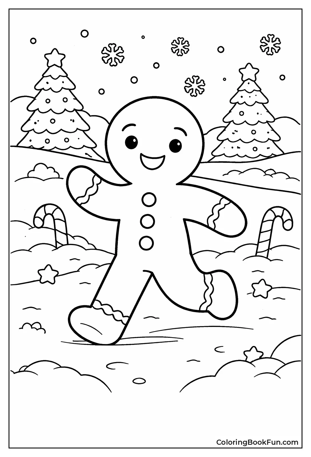 Simple Plain Gingerbread Man