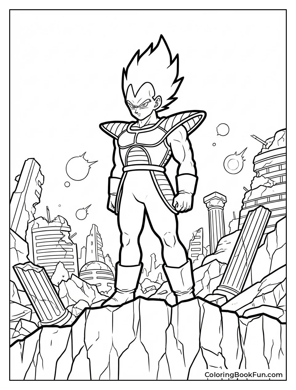 Planet Vegeta Landscape