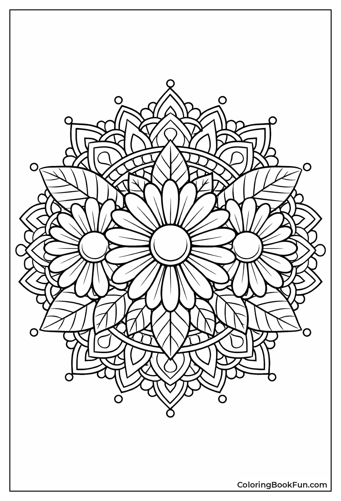 Daisy Petals Make Mandala