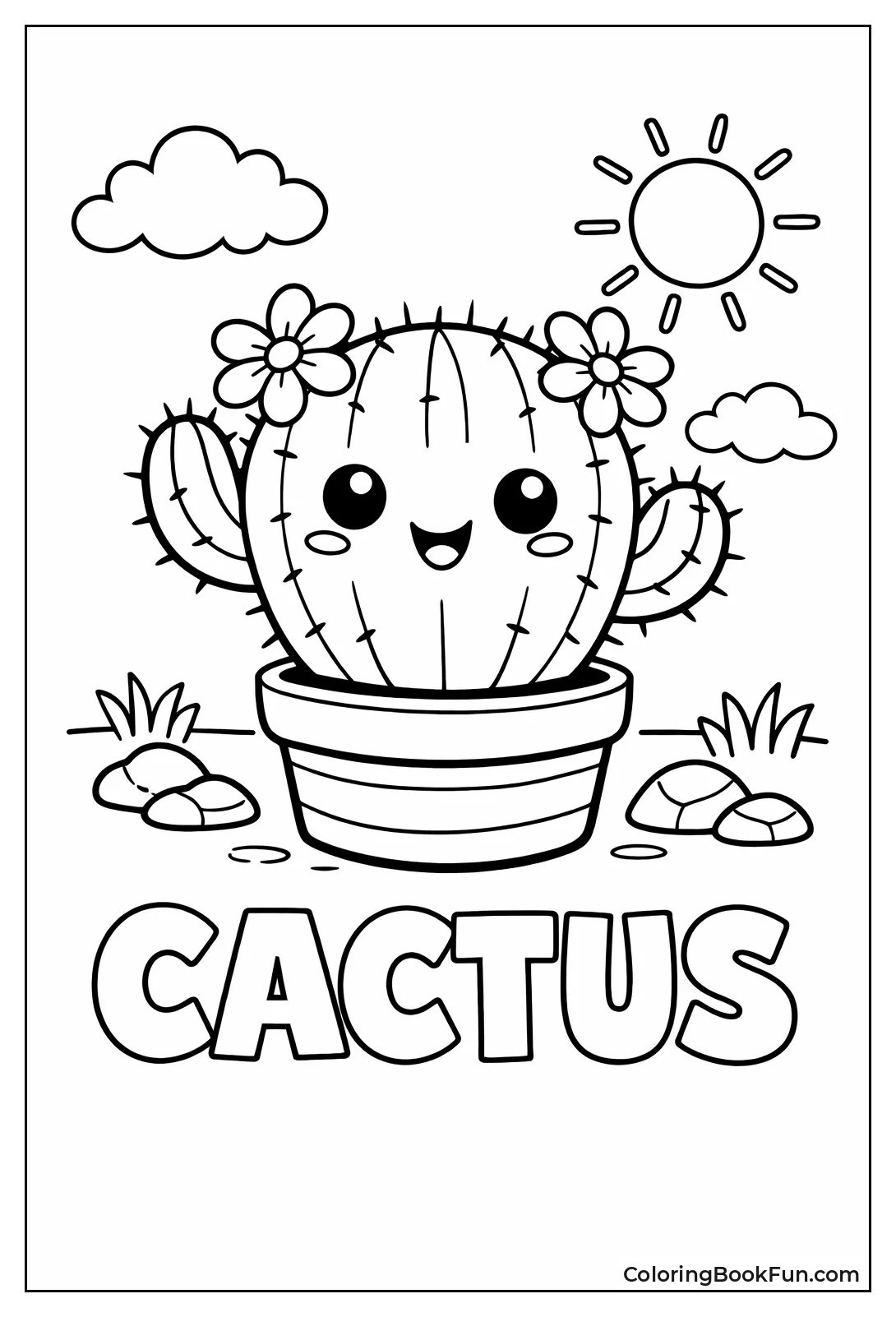 Cactus Smiles with Arms