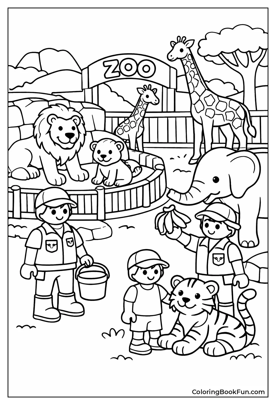 Playmobil Zookeepers Lions Giraffes