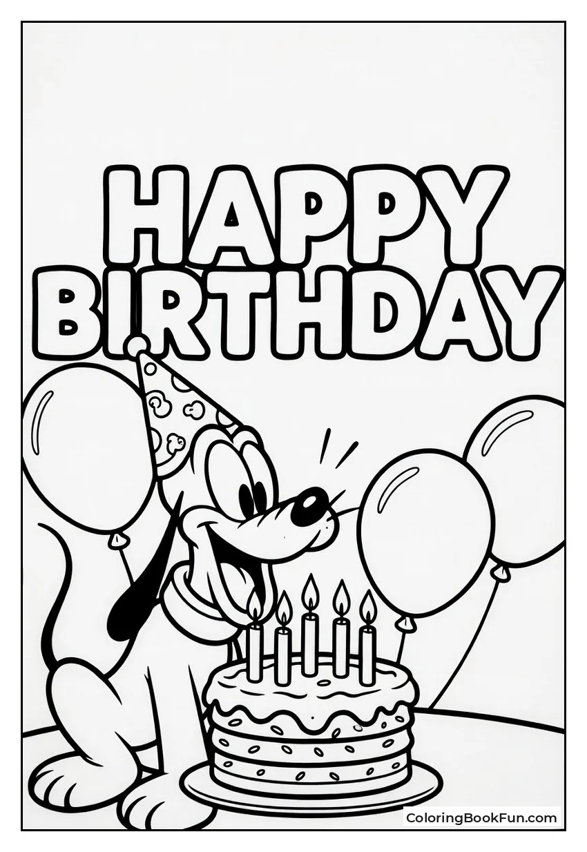 Pluto Birthday Party