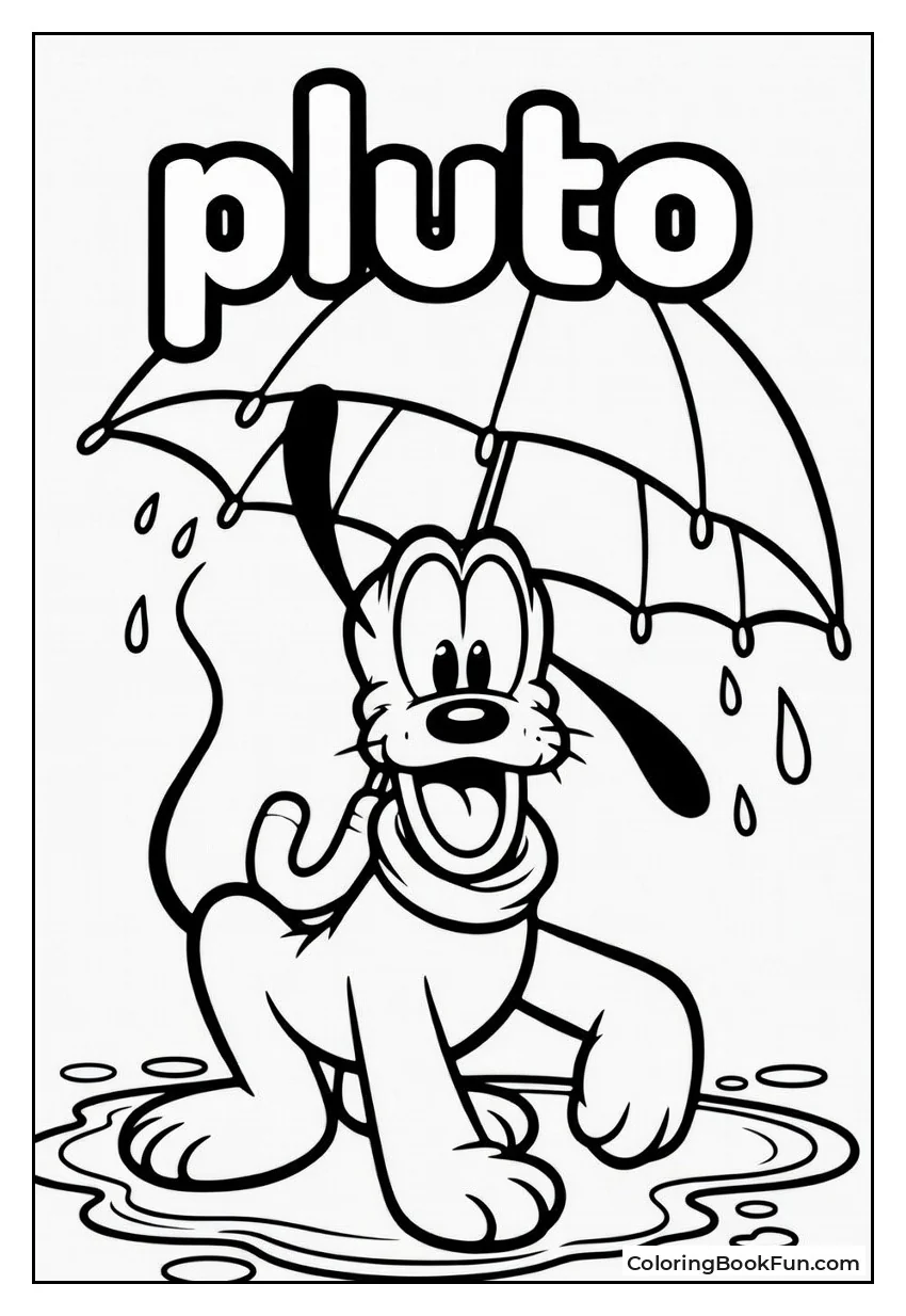 Pluto's Rainy Day