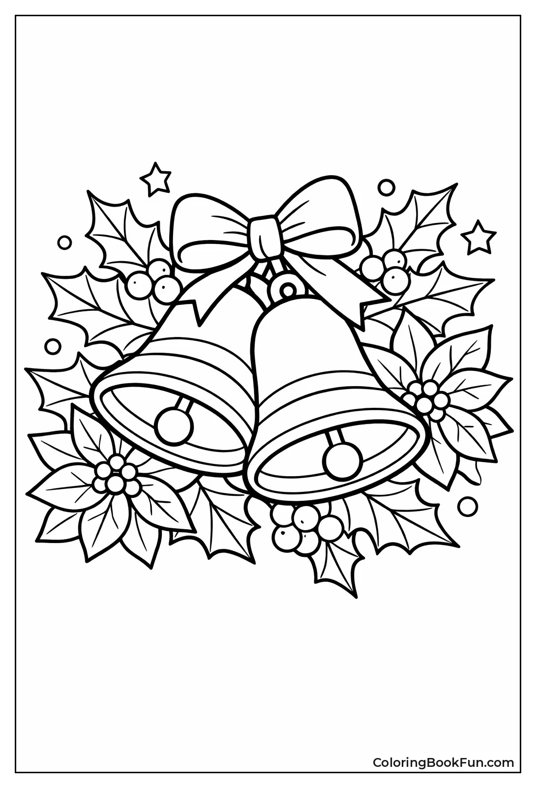 Bells with Poinsettias