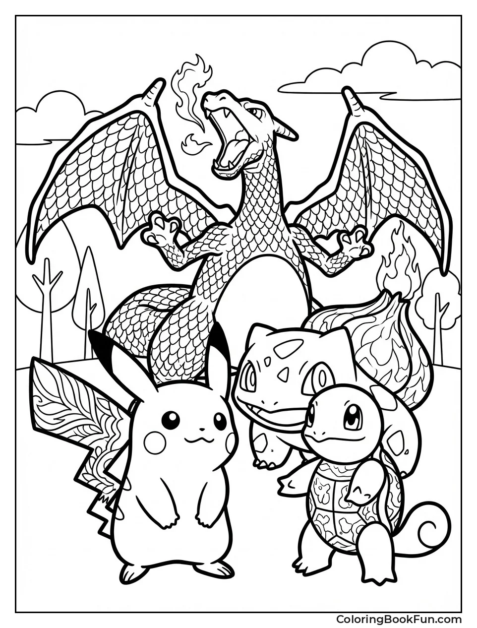 Detailed Pokemon Illustrations