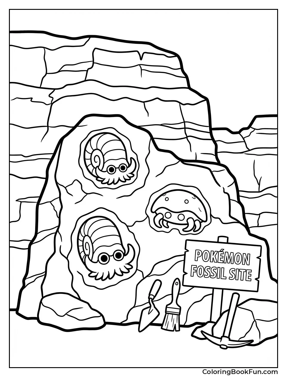 Digging Fossil Pokemon