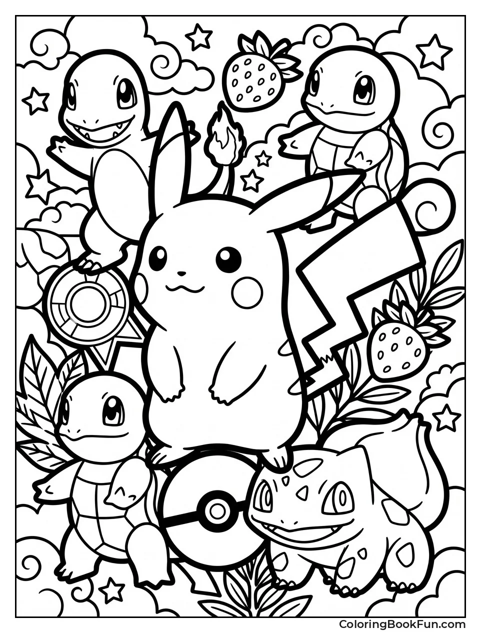 Pokemon Art Collage