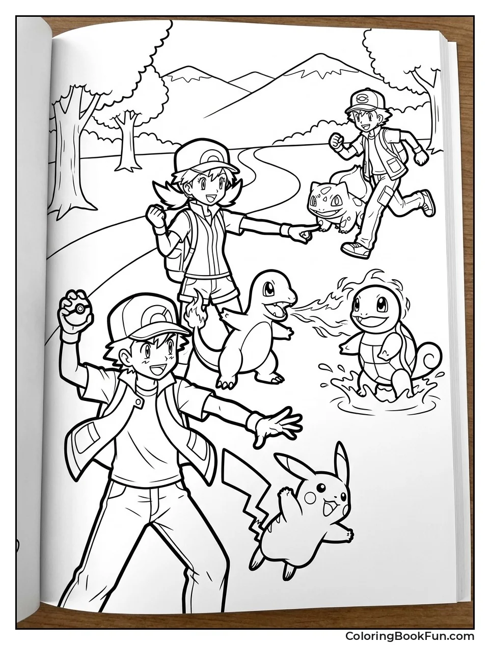 Trainers Battle with Pokemon