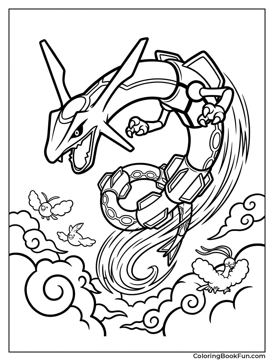 Rayquaza Dives Fast