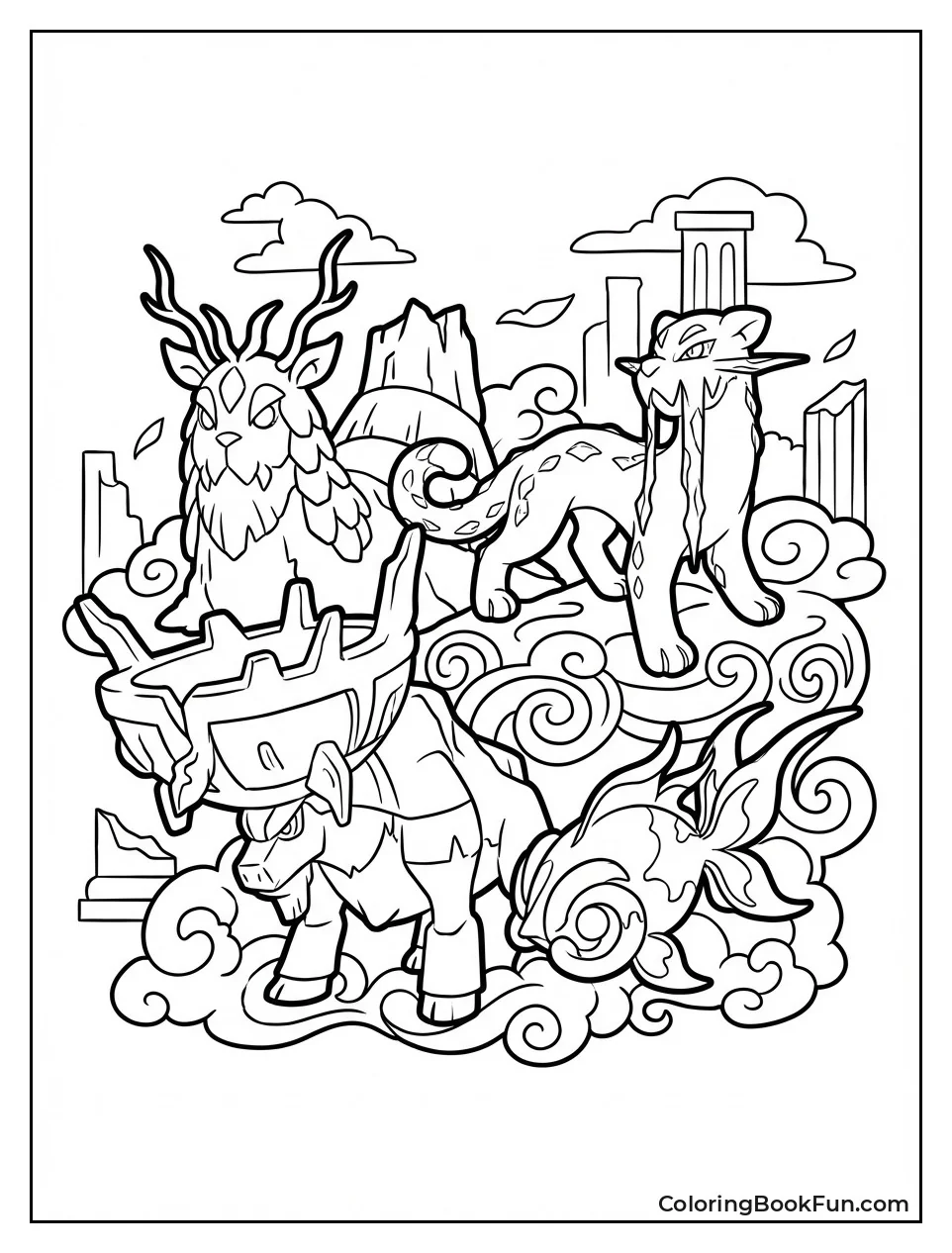 Ruin Treasures Arranged