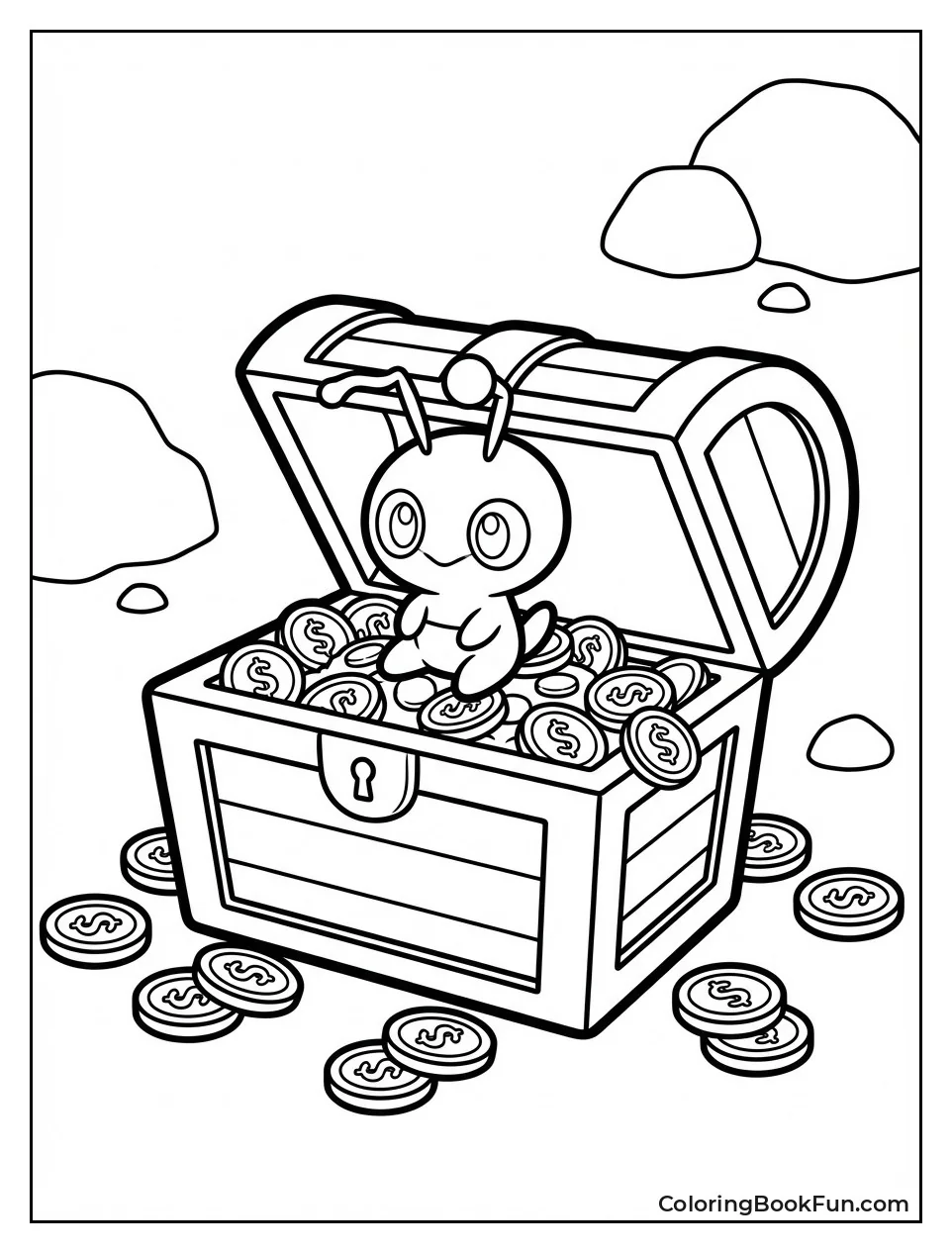 Gimmighoul Chest Coins