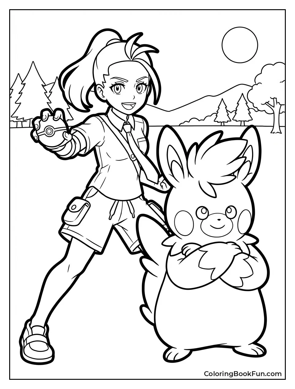 Nemona Ready Battling