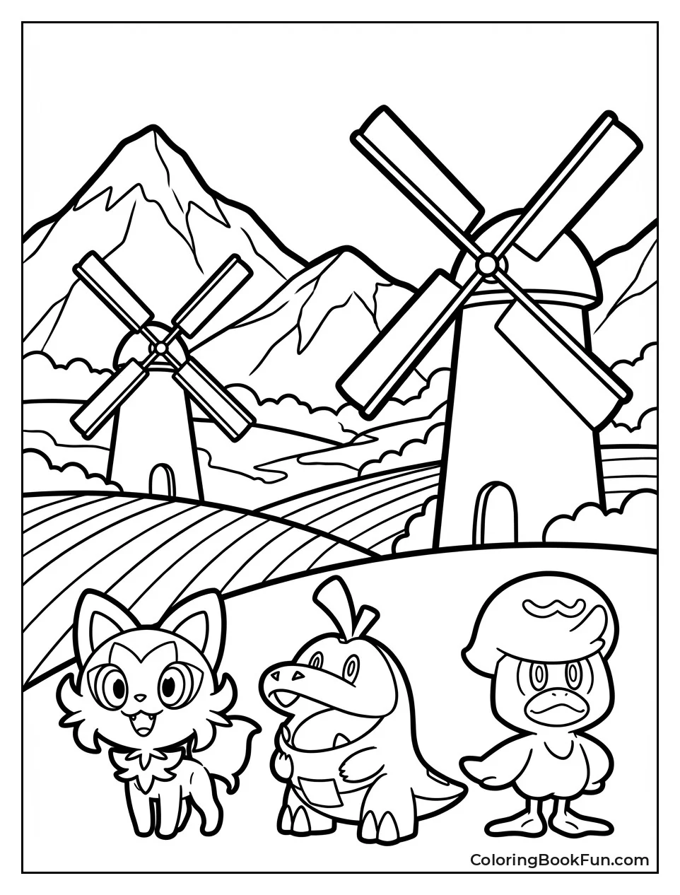 Paldea Mountains Fields