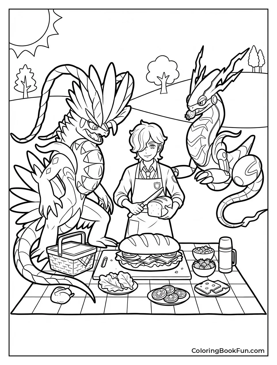 Trio Picnic Sandwiches