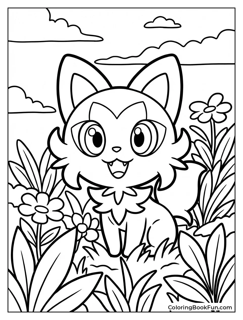 Cute Sprigatito Portrait