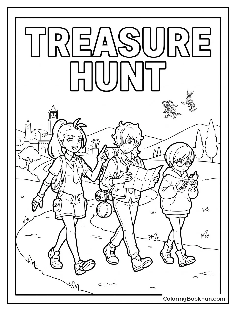 Trio Treasure Hunting