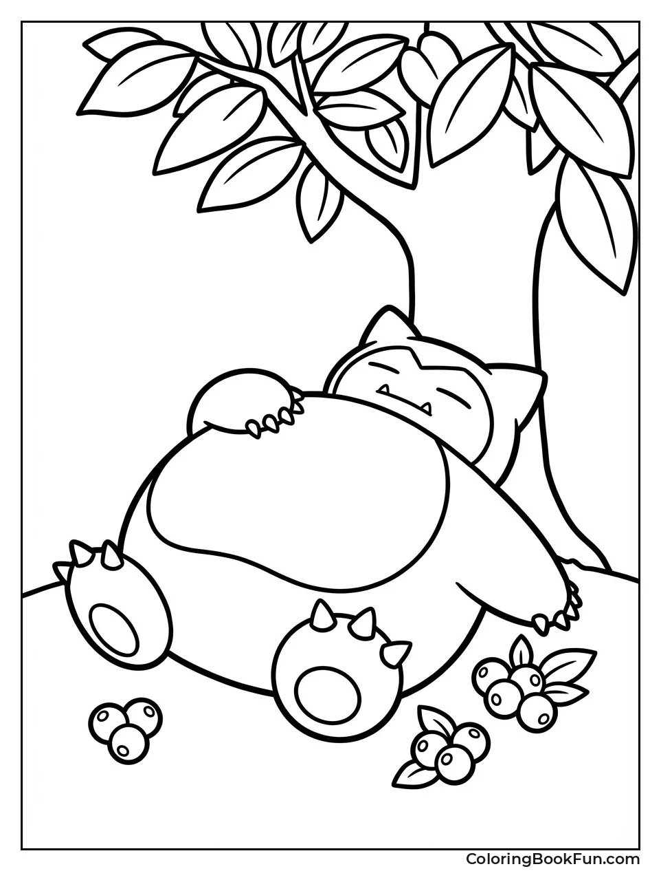 Snorlax Napping Peacefully