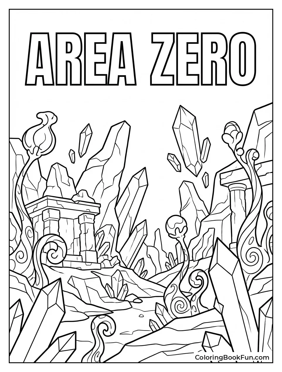 Glowing Crystals in Area Zero